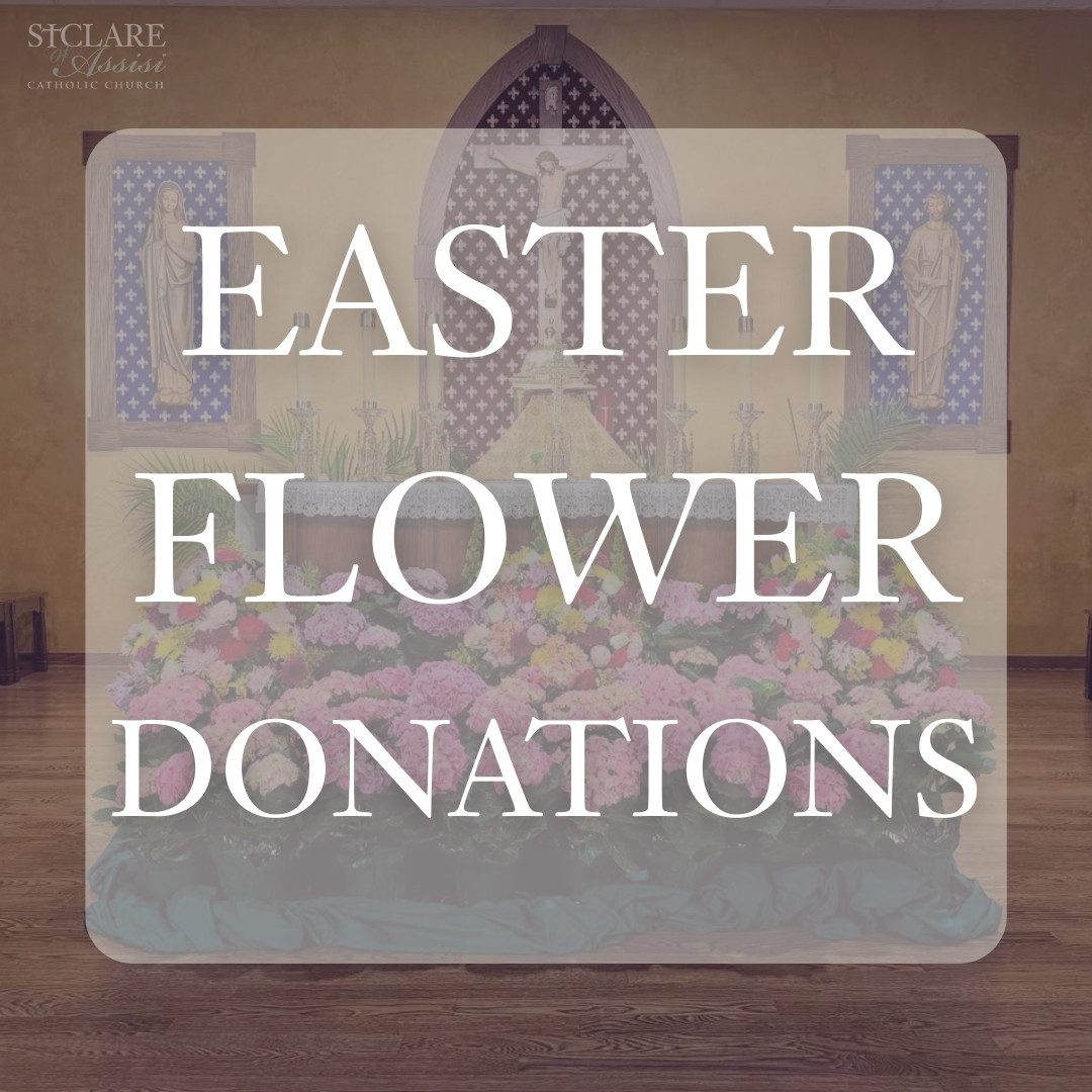Easter Altar Flowers Donations