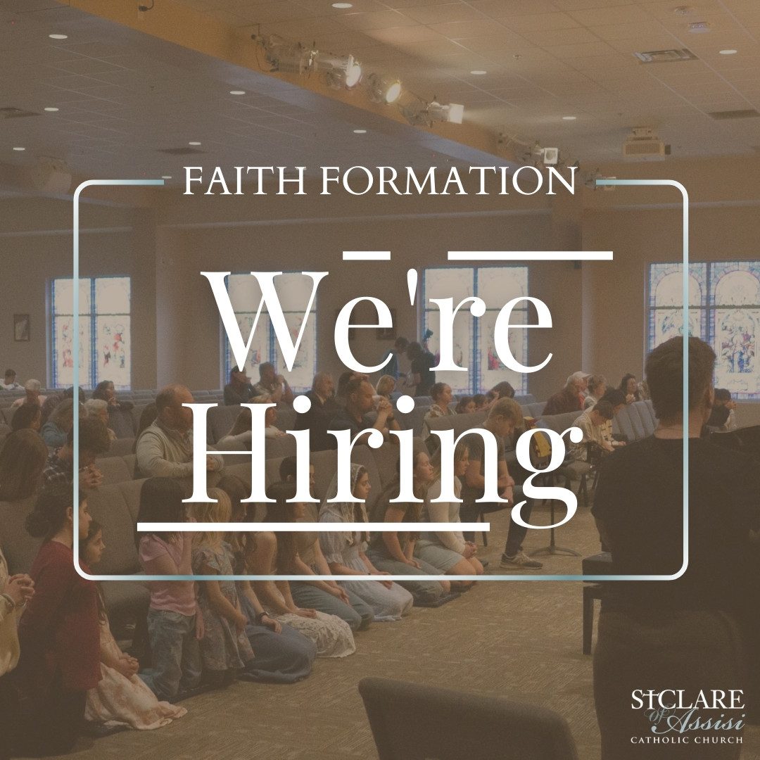 Faith Formation – Job Opening