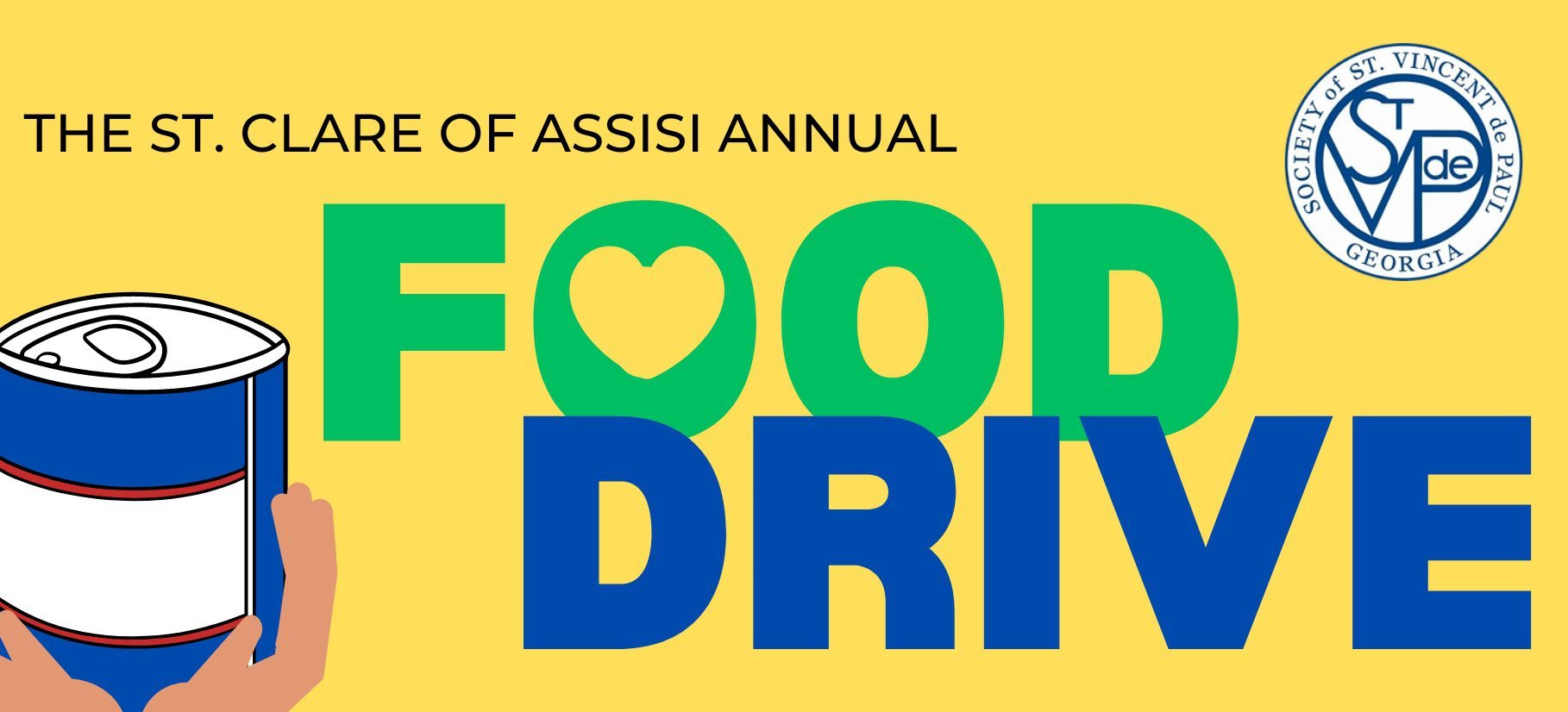 SVdP Food Drive This Weekend!