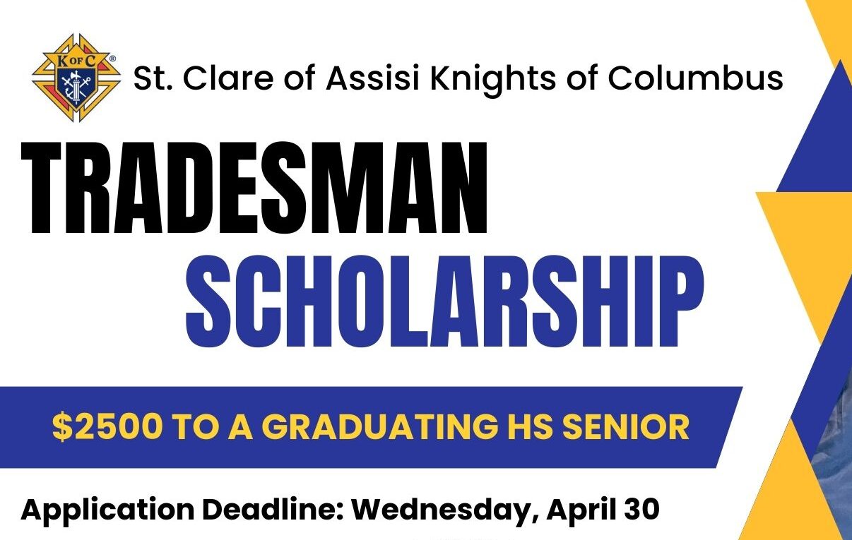 Knights of Columbus Tradesman Scholarship for High School Seniors – Apply Now!