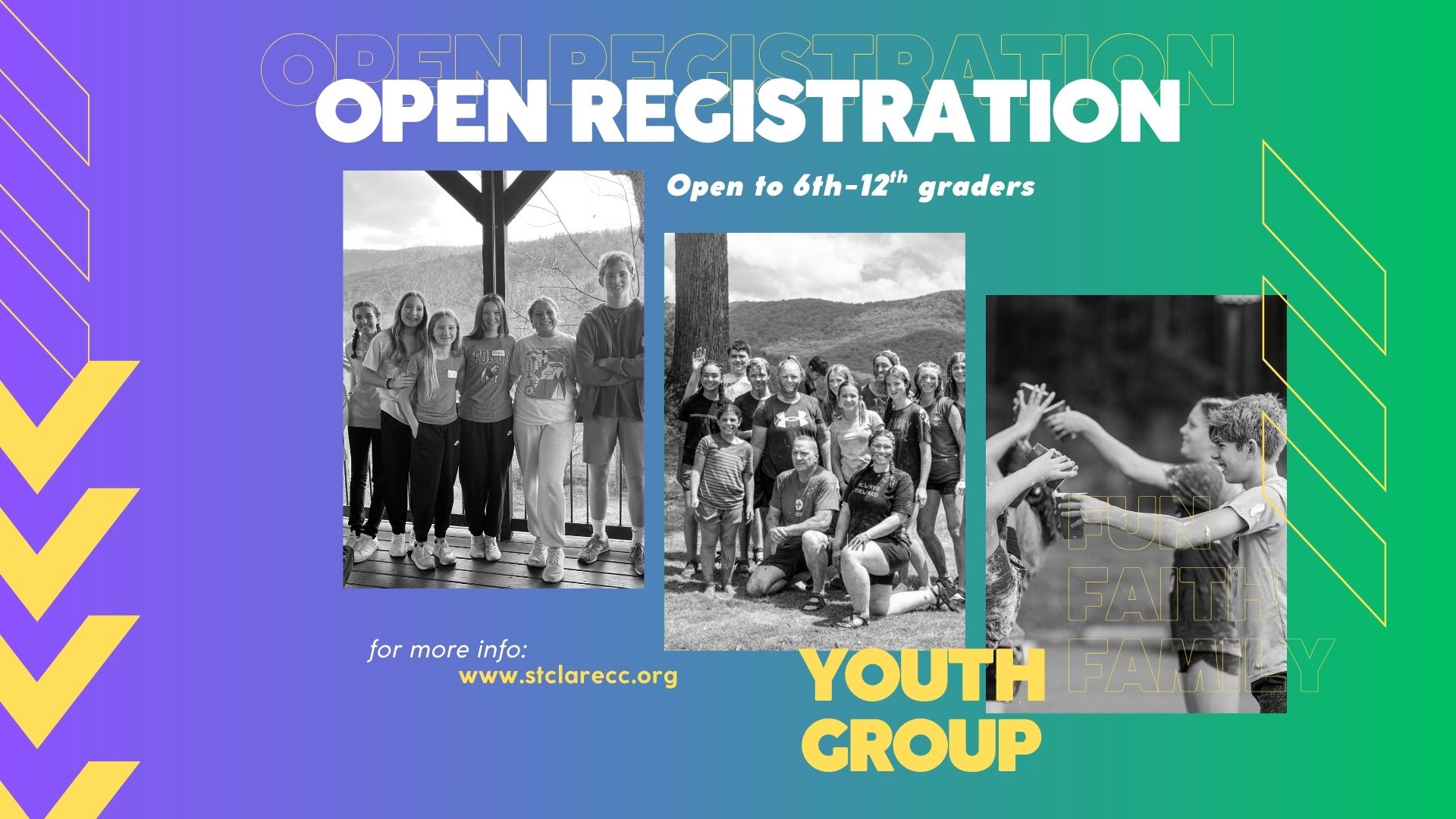 Youth Group Registration is Open