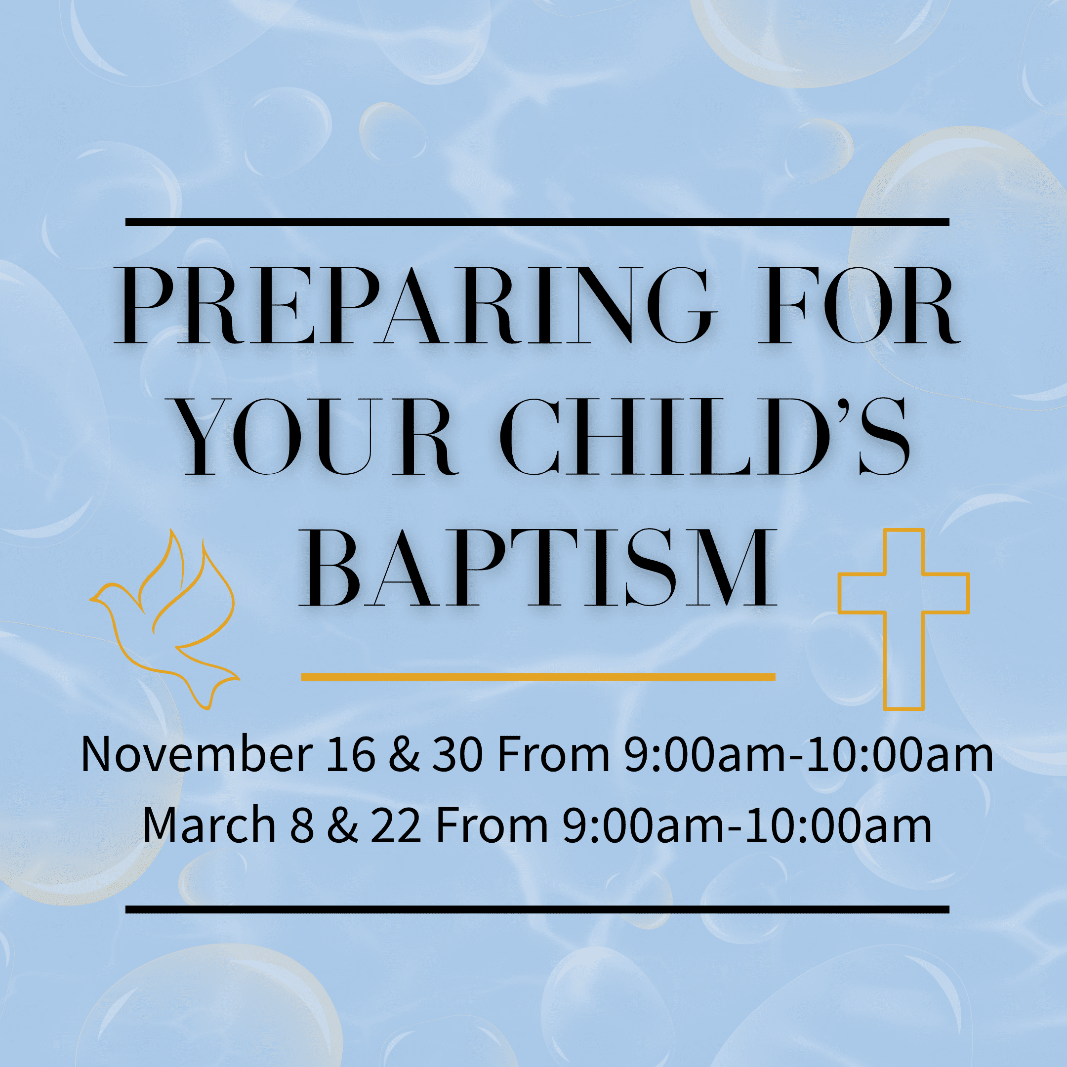 Baptism Preparation Program