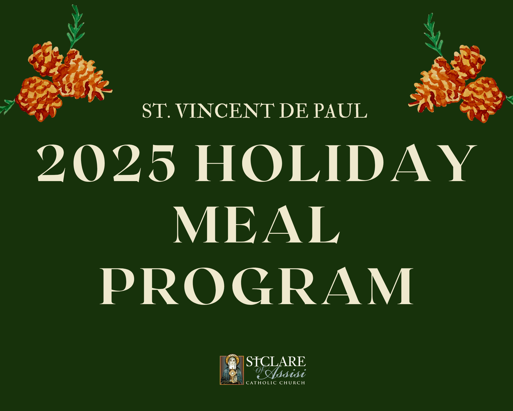 St. Vincent de Paul Holiday Meal Program