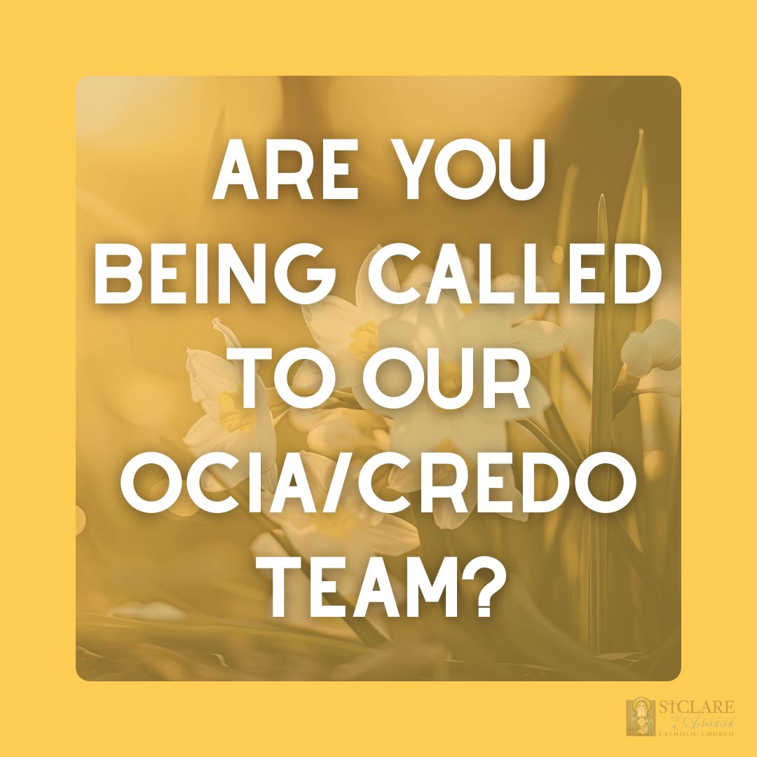 Join The Team: OCIA/CREDO